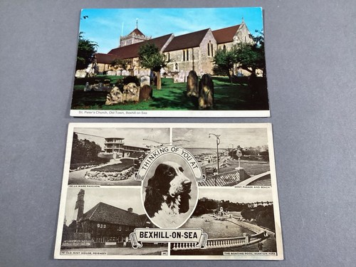 Bexhill sea postcards - postcards,