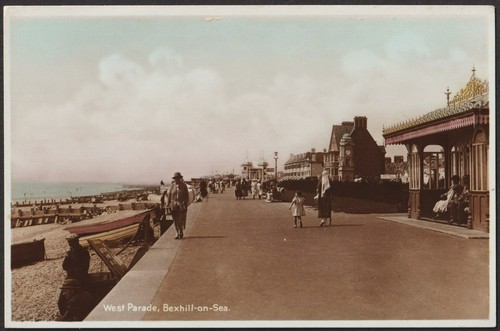 Bexhill sea postcard - bexhill, on