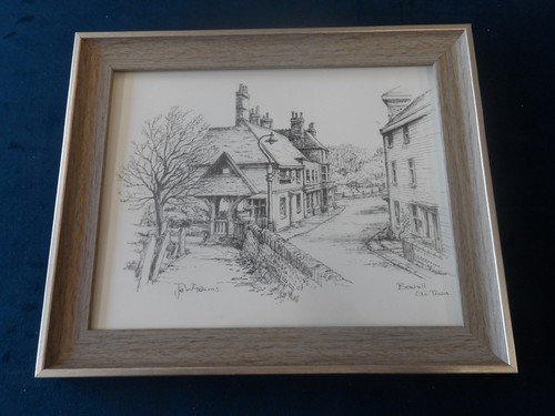 Framed bexhill old town - old, art
