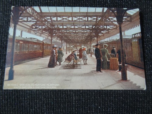 Bexhill station departure - station,