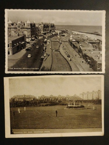 Bexhill sea postcards - on,