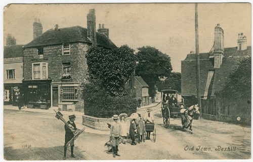 Old town bexhill sea street - town,