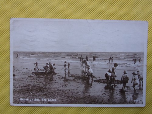 Postcard the sands - of, bexhill