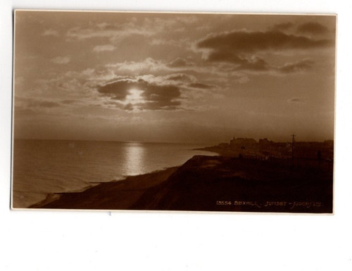 Bexhill sea sunset sussex - sea,