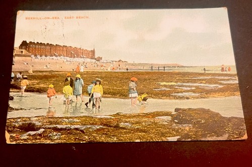 Vintage postcard bexhill - postcard,
