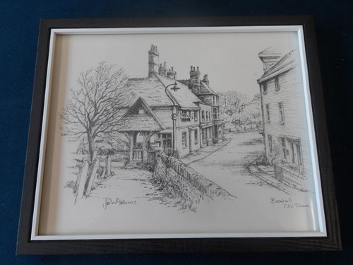 Framed bexhill old town art - framed,